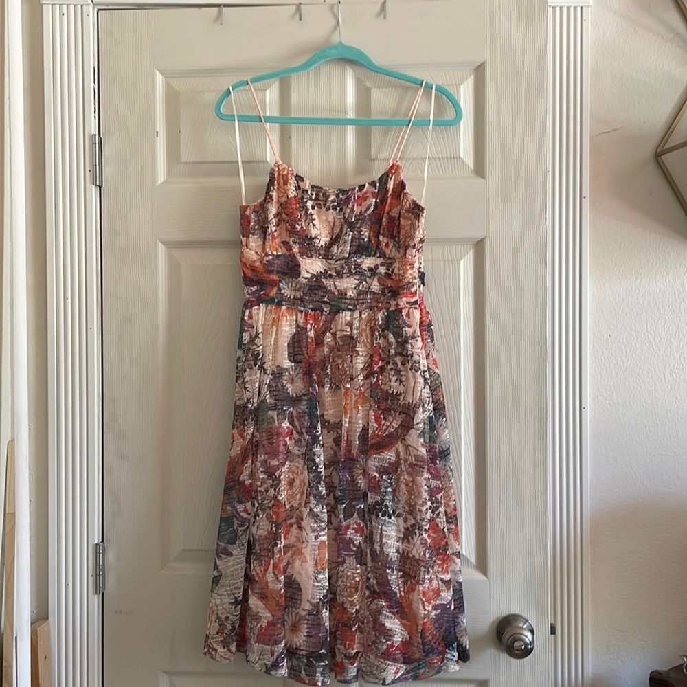 Floral print dress